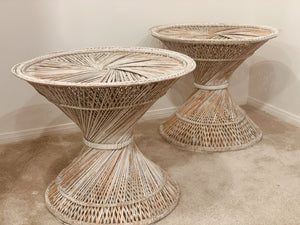 Rattan Accent Table