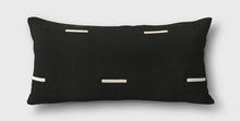 Load image into Gallery viewer, Small Black Lumbar Pillow
