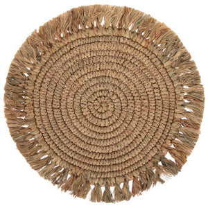 Seagrass Fringe Charger