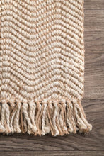 Load image into Gallery viewer, Jute Chevron Rug
