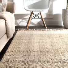 Load image into Gallery viewer, Jute Chevron Rug
