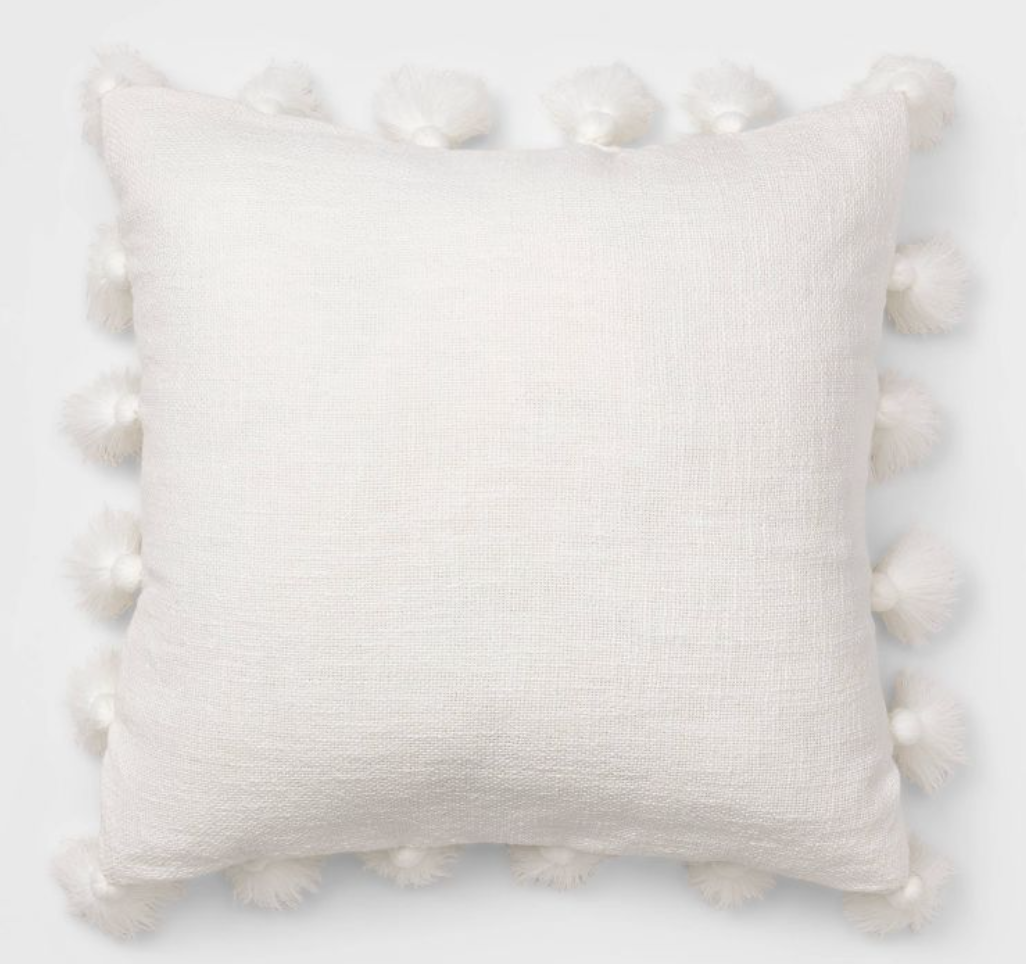 Square Fringe Pillow
